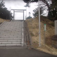 飯生神社入口の様子