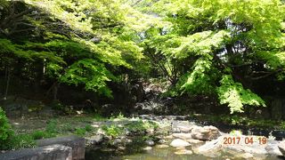 工事中の雰囲気でした。滝は流れていませんでした。