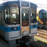 愛媛県エリアの普通列車には7000系が比較的よく利用されています