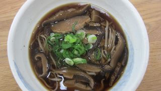 お勧めの椎茸そばをいただきました