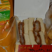 朝食のかつサンド