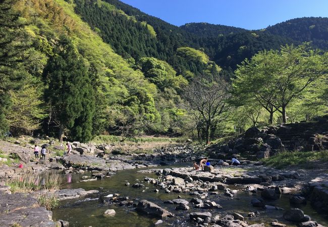 八木山川が流れています