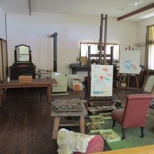 中川一政のアトリエの復元展示