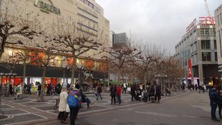 最上階のフードコート