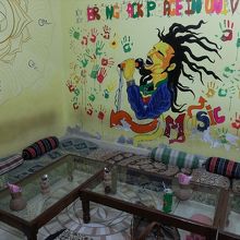 お店の中は、お座敷風の席になっていました。