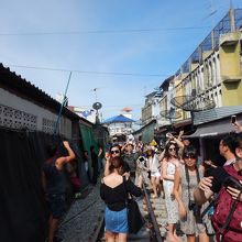 列車が通過したあと