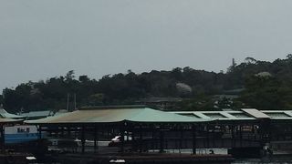 宮島フェリーの発着場所