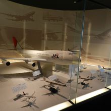 JAL機の模型