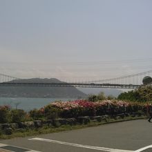 関門橋が見える
