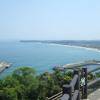 高台にある、日本海を見下ろす展望台