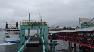 桜島へ行くフェリー