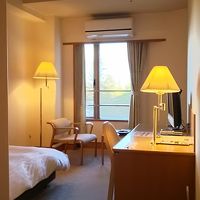 シングルルームです。広くて綺麗で眺めも良いです。