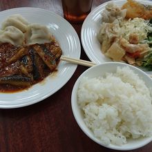 ランチビュッフェの一部