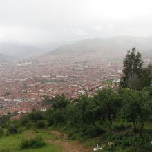 クスコ市街の眺望が楽しめます