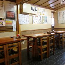 店内の風景です。