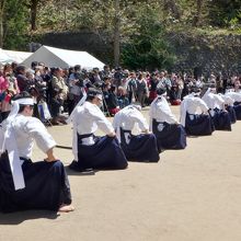 高校生による白虎隊剣舞
