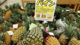 地元産の果物とか買えます