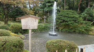 日本最古の噴水
