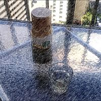 部屋のバルコニー