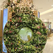 エントランスの花時計