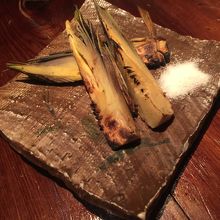 京たけのこの炭火焼