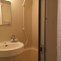 ビューポートくれホテル、1007号室ユニットバス。