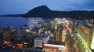 ここから見る夜景が素晴らしい