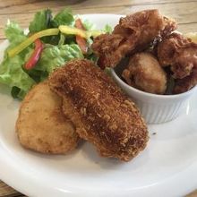 ボリュームあるランチプレート