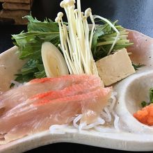 一番のお気に入り、きんめしゃぶしゃぶ！