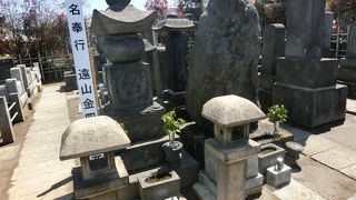 奉行の墓としては思ったよりも小さい