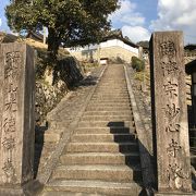 妻籠宿にある寺