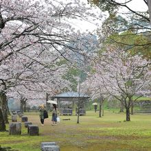 球磨川沿いの広場