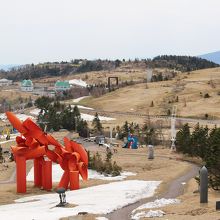 美ヶ原高原美術館の風景