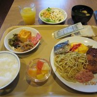 満足できる朝食バイキング