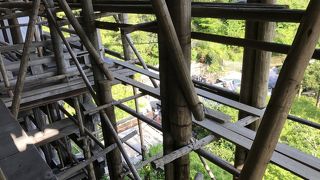 ５０年に一度の改修中でした