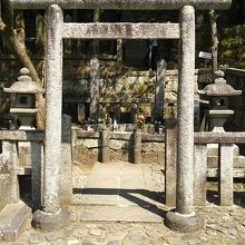 坂本龍馬と中岡慎太郎のお墓と言われています。