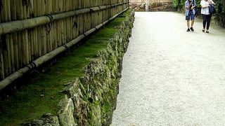 梅雨時期の銀閣寺