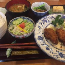 マグロカツ定食