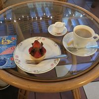 クーポン3枚と交換したケーキセット