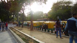 リクシャーだらけです。