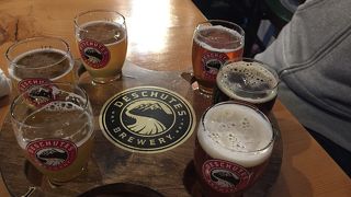 ビールのの飲み比べが楽しい