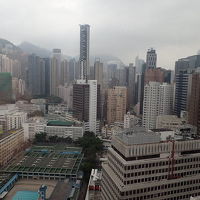 ２７階の部屋からの眺め