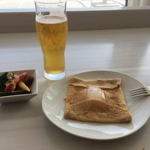 朝からのガレット