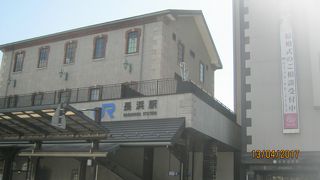 新しい駅舎です。