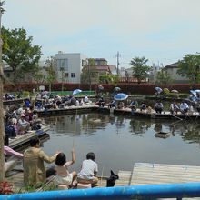 釣り堀があるのもユニーク