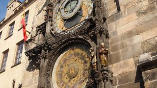 旧市庁舎にある不思議な天文時計