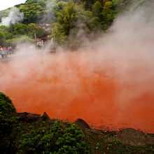 真っ赤な血の池は珍しいです