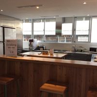 共用キッチンも明るくていい感じ♪