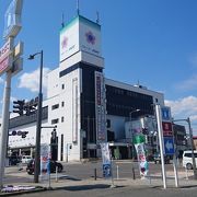 寒河江市中心部のランドマーク