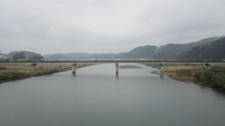 土佐くろしお鉄道からの四万十川